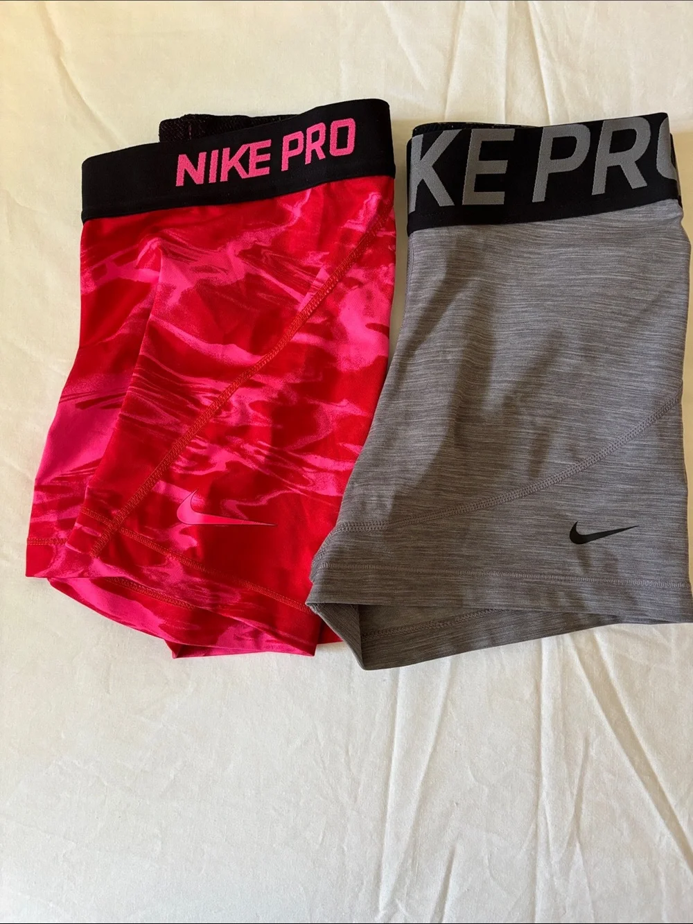Nike Kids Performance Shorts - Hot Pink & Gray